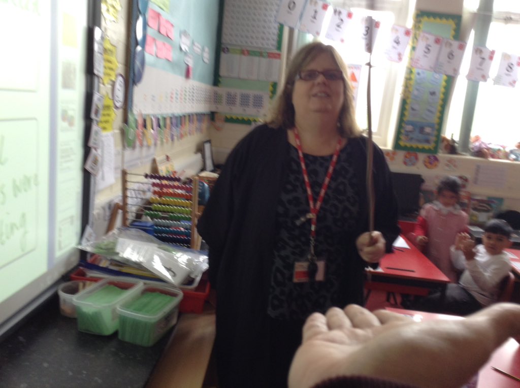 LeighPrimary's tweet photo. A stranger visited year 1's history lesson today. She acted very peculiar and carried a cane! She made us face the wall, write lines, and stand on one foot; with our hands on our heads! She said she was a teacher!!
#historyOfLeigh #funexperiences #history https://t.co/d61Al6uSMV
