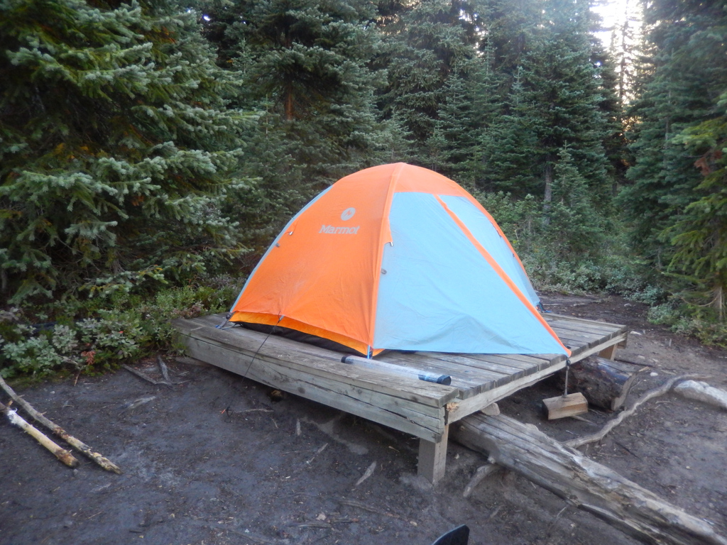 Hiker_Steve's tweet photo. Wooden Platforms?? Do you like or dis-like them.
I understand the importance, but hate them. See the piece of wood holding my tent out.
#tentProblems #HikeBC #ExploreBC #ManningPark https://t.co/bcZBW6HVO4