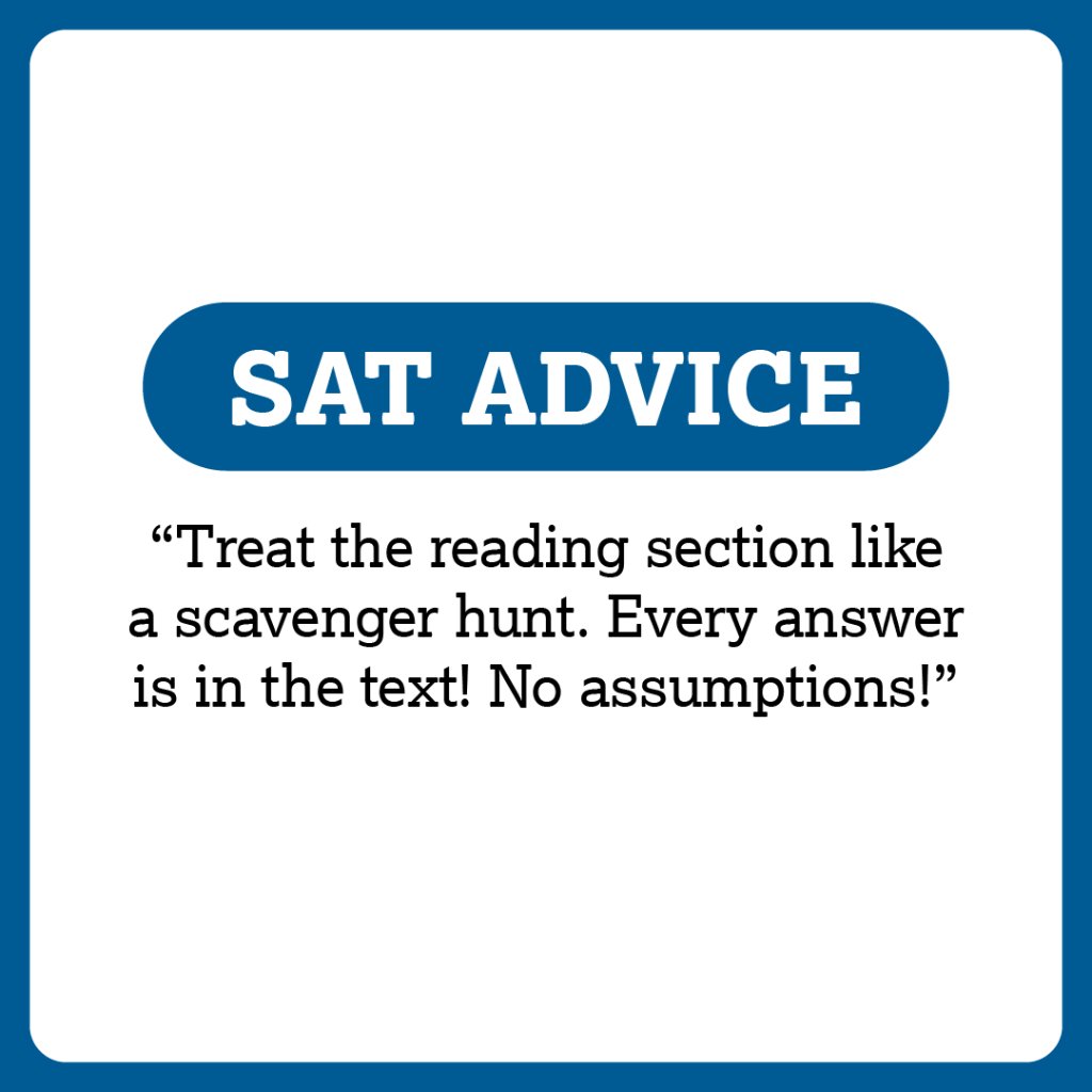 OfficialSAT's tweet photo. Students who have taken the SAT share their advice for doing your best on the test. ✏️ 🏆 https://t.co/iKidXY8Mar