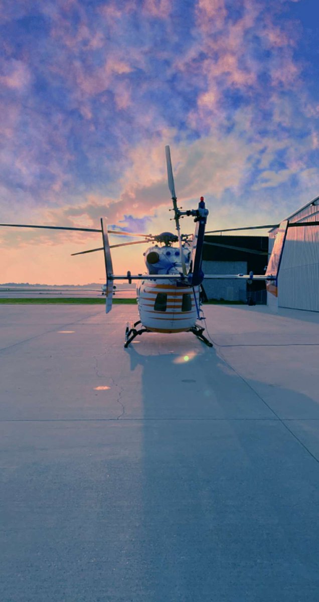 Painter Claude Monet died (1926) just 13 years before the first helicopter took flight (1939). Had he still been around, we think he would have painted something like this.

H/T to flight nurse Annie for the cool pic!