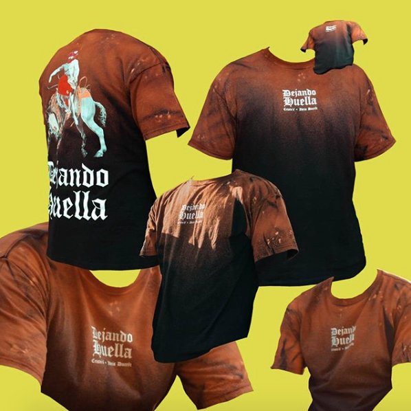 IdrisDucret's tweet photo. New t-shirts designed specially for #DejandoHuellaMX‼️ #Cristos X #IdrisDucret 

• Limited edition
• October 3 &amp; 4
• Cintermex, Monterrey
• Wear mask😷 https://t.co/rC6zq4TOdN