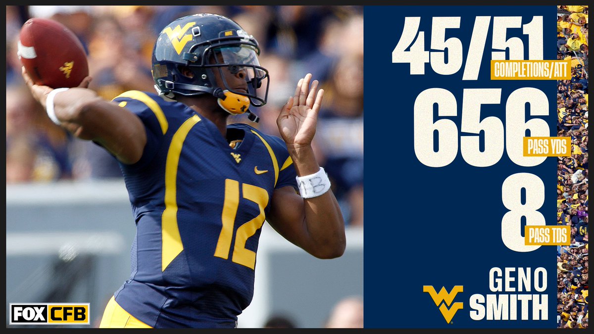 CFBONFOX's tweet image. Still in awe of @GenoSmith3's stat line from that game