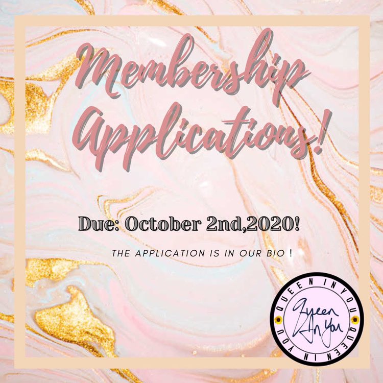 queeninyouodu's tweet photo. Now accepting new membership applications! Link in bio. ✨ Feel free to DM with any questions. #QIYODU https://t.co/i5Q5ulcueT