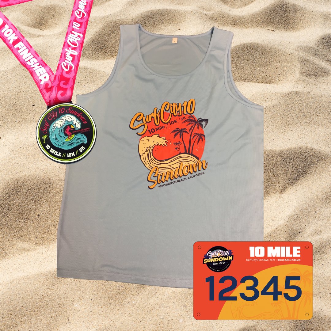 SurfCityTen's tweet photo. Signup to claim your medal, your tank top, your bib, and your exclusive pricing for 2021. Registration closes on October 12th. https://t.co/pqArDtm6TJ