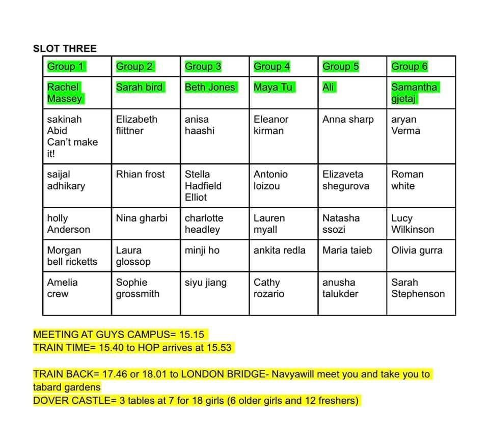 Tomorrow’s our fresher’s wednesday! 🙀🎉 💙💛 please stick to your allocated slot. If you’re displaying any signs of COVID, please do not attend ❗️
