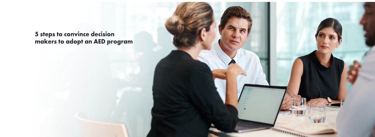 StrykerEC's tweet photo. Want an AED program at your workplace but don't know where to start? 

Read this >> 5 steps to convince decision makers to adopt an AED program https://t.co/KGbfQKxFEs 

#AED #workplacesafety #CPR https://t.co/QtoSgEmxQc