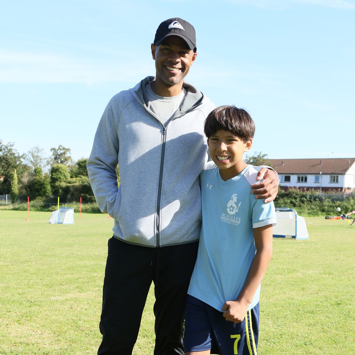 At Sundays coaching sessions we had the opportunity to welcome Akim and his Dad Monie, from #WashingtonDC , to our Development Programme. Their family will be living in #Belfast for the next 3 years. Delighted to have them as part of the TFA family!