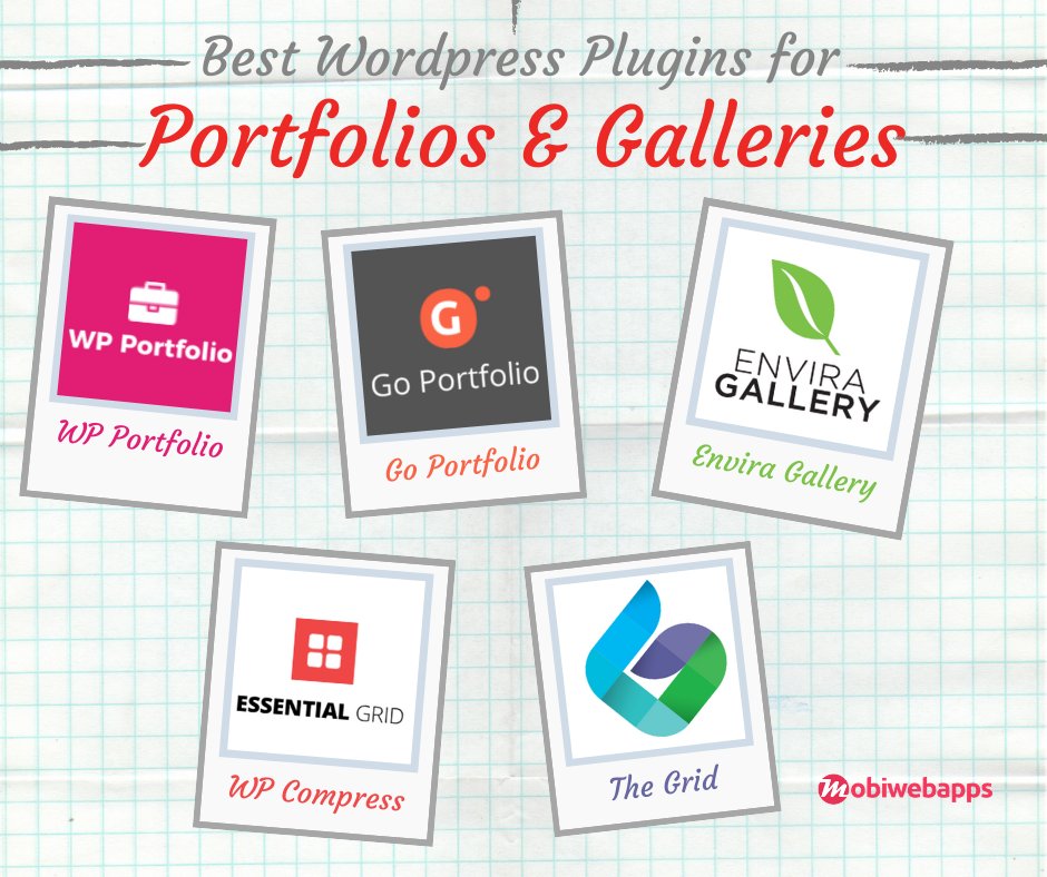MobiWebapps's tweet image. Best #WordPress #Plugins for #Portfolios & #Galleries
#EssentialGrid
#GoPortfolio
#EnviraGallery
#wpPortfolio
#TheGrid
Which one is your favorite?
Need customization for your website?
Visit: mobiwebapps.com
#mobiwebapps #website #webdevelopment #findapro #recommendation
