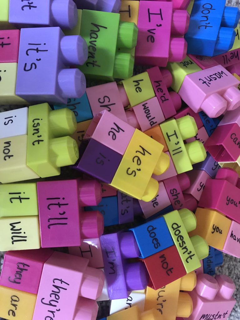KatrinaMcDonag2's tweet photo. My favourite resource so far! Colourful contractions 😍
#PGCEprimaryuuc #contractions https://t.co/qID6rvkiPk