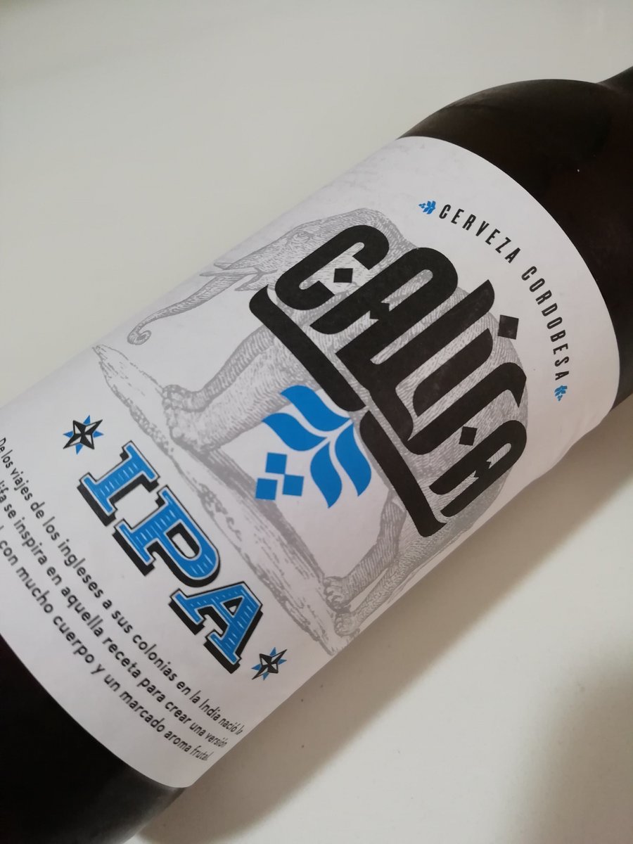 birrobeerlovers's tweet photo. Tenía ganas de probarla y me ha sorprendido la IPA de @CervezasCalifa 😋,agradable en la boca, con cuerpo, amarga y se notaba el lúpulo en aroma y sabor. Muy rica 👍.
🍺 Disfrutad 🍺
#cerveza #beer #artesana #craftbeer #IPA #España #Córdoba #birro #beerlovers #birrobeerlovers https://t.co/bdYSro2r1e