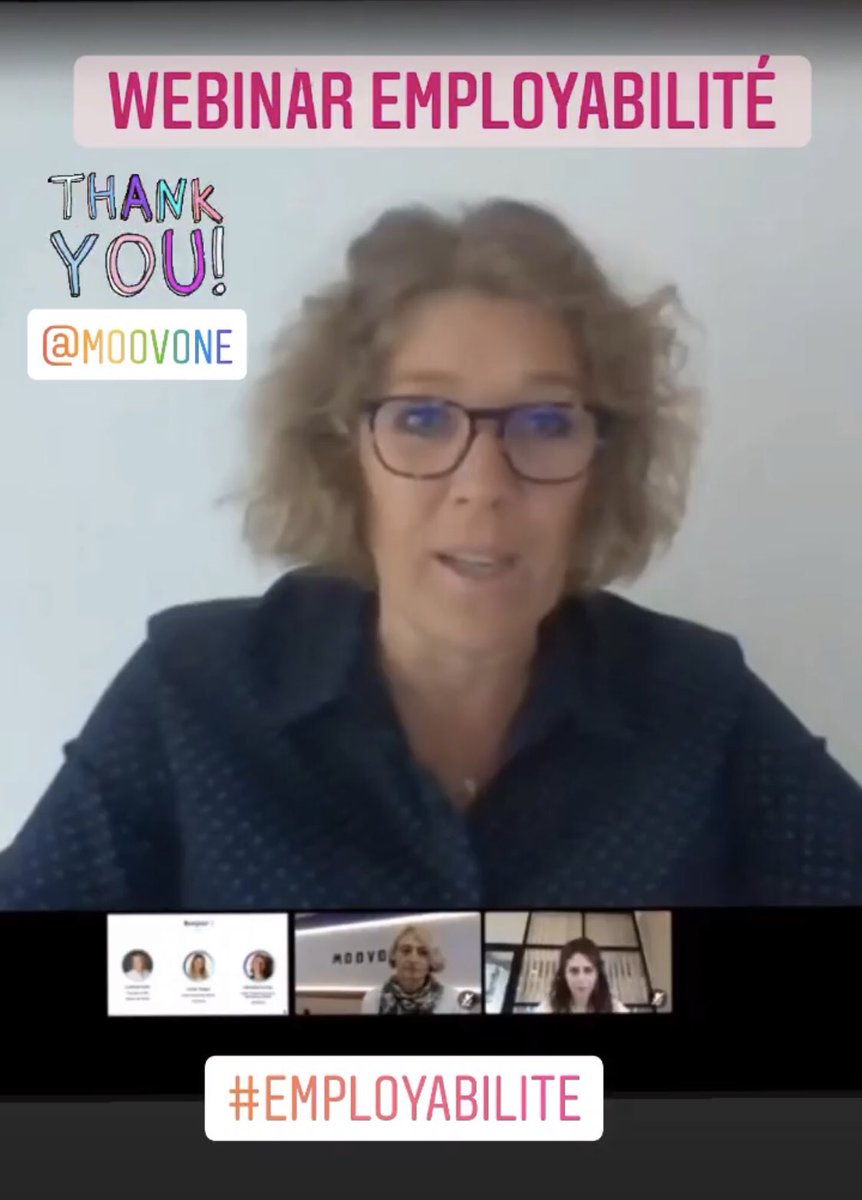 Merci @Moovone pour ce partage d’expertise sur la thématique de l’#employabilité et ce moment d’échanges constructifs avec les participant/es #RH 😍 #RHSuisse #RHFrance #futureofwork