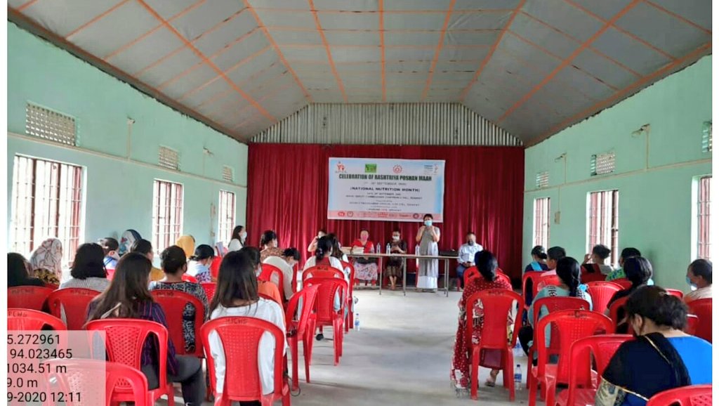 SbpSenapati's tweet photo. Celebration of #POSHANMaah2020 in collaboration with Childline-1098, Senapati. Speech Competition for AWWs on the topic "Importance of First 1000 Days of a Child" was also organised at the event.
@MinistryWCD @tini_tatatrusts @SPreraks @SPreraksNE @POSHAN_Official @ManipurPoshan https://t.co/g0qSXQkNjn