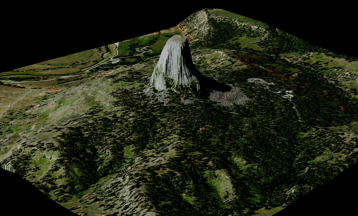Makowapi's tweet photo. Bears Lodge and Remote Sensing - Lakóta Counter Mapping! The impetus is for land sovereignty and establish data sovereignty for Indigenous people across Turtle Island. --> Makówapi Wítaya - “Geography/Mapping Together” https://t.co/BCag4Updha