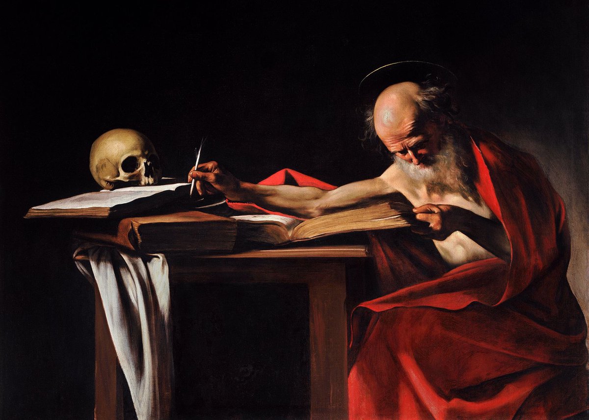 Saint Jerome Writing, 1605–1606, Galleria Borghese, Rome