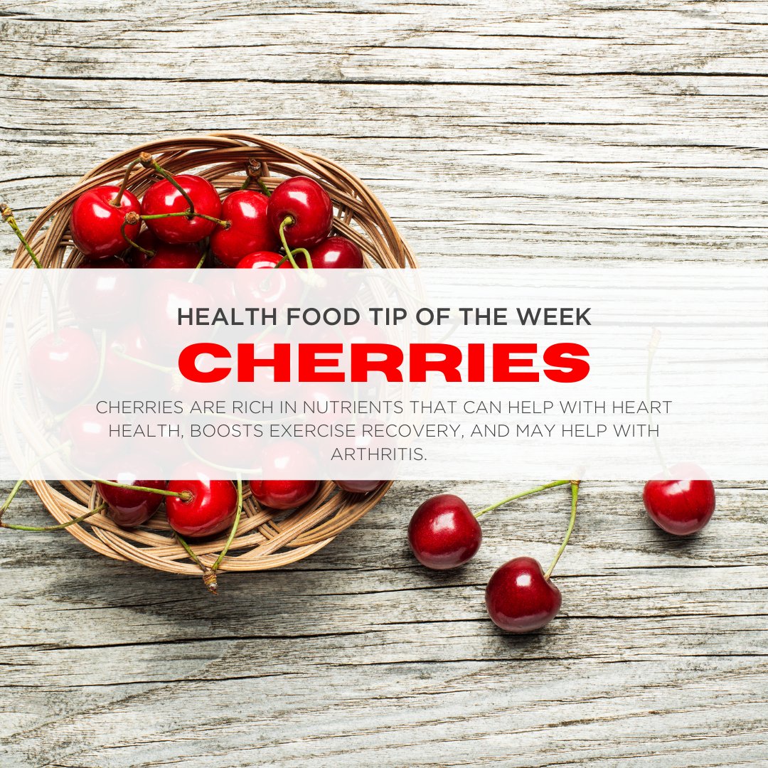 If you ever need a burst of energy during a workout, try giving cherries a chance. A handful of cherries can act as a backup battery for your body.  Try incorporating cherries into your upcoming diet. 

#healthyliving #personalgrowth #nutritiongoals #elementalfitness