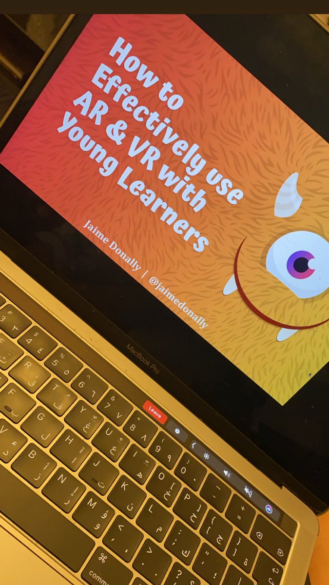 iamnancynasser's tweet photo. Super excited to learn about immersive technology for young learners from @JaimeDonally and @iste #ARVRinEDU https://t.co/q57h7O7oAR
