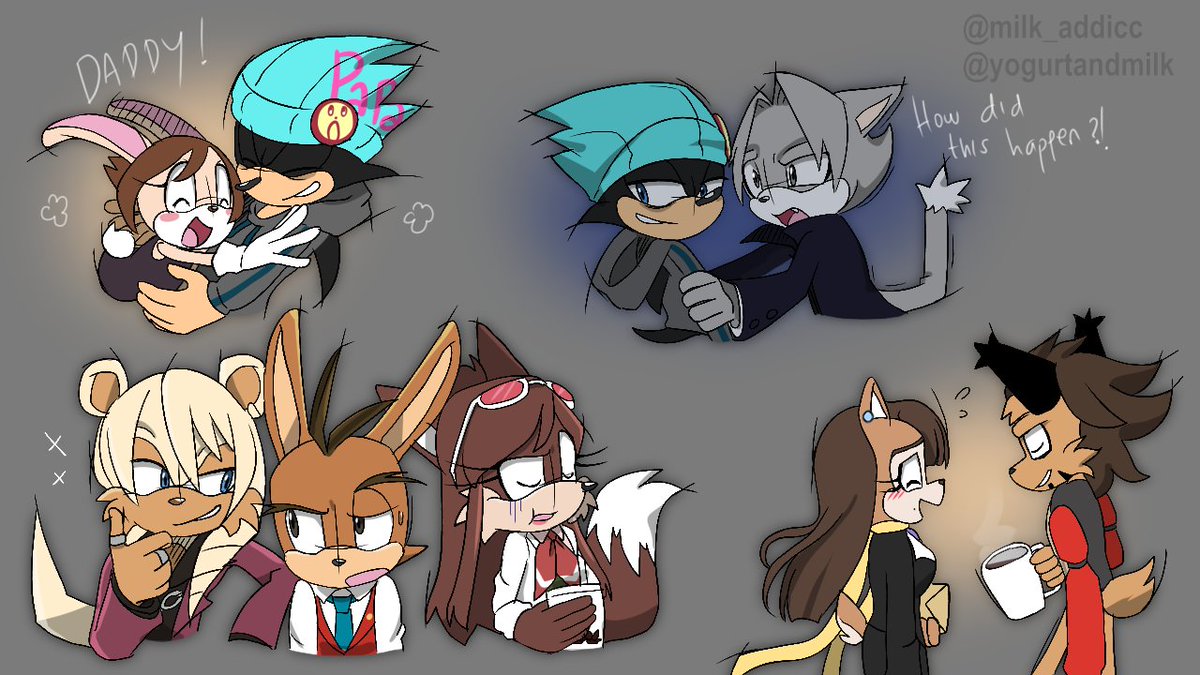 AA characters but they're mobian part 4  #sth  #aceattorney