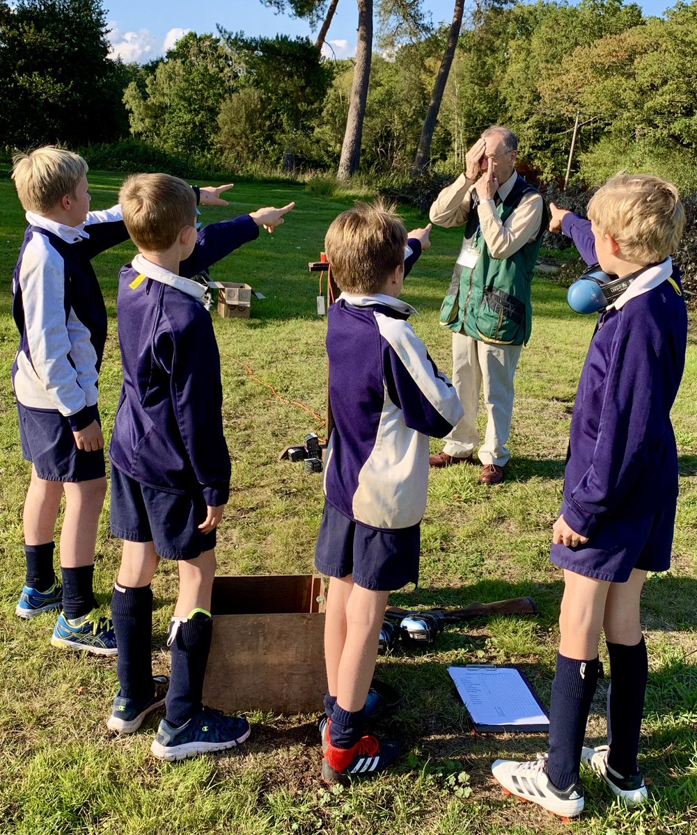 _Ludgrove's tweet photo. The boys @ludgrove_school are lucky to enjoy expert tuition from our BASC coach. Starting with the basics of safety, stance and eye dominance, the junior shots were soon hitting the clays out of the sky. #shootingpractice #goodshot #ontarget #expertshot #prepschool https://t.co/xtEAVaC6LX