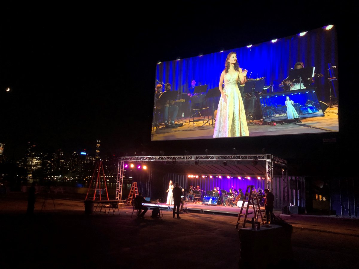 Broadway in Astoria! Watch 'Phantom of the Opera' <a href="/RadialPark/">RadialPark</a> until Oct. 11. <a href="/dreamclimber/">Derrick</a> +@aliewoldt star. Info: bit.ly/2GkgYIo