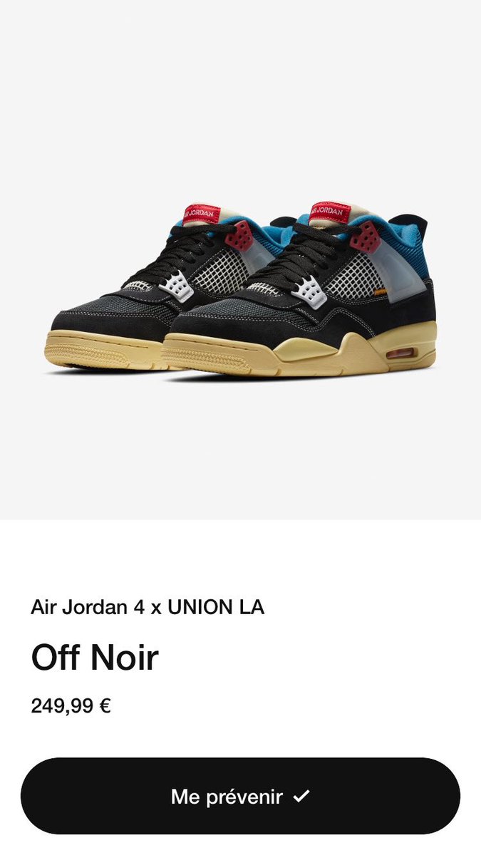 journeeee_news's tweet photo. La Union LA x Air Jordan 4 « Off Noir » sera enfin disponible demain 🔥

✨ Lien de l’article complet ici : https://t.co/EcsDsNr14y https://t.co/eIbmAF1nPt