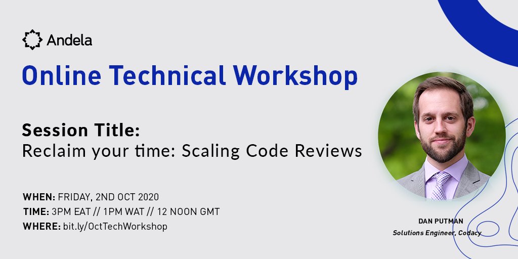 codacy's tweet image. Our Technical Workshop is this Friday! 🚀
You’ll learn how to avoid technical debt in your code, and how to maximize your time building new features &amp;amp; products. 
Get your seat here: hubs.li/H0x750f0