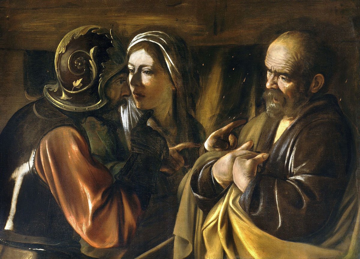 Caravaggio, The Denial of Saint Peter (1610), Metropolitan Museum of Art