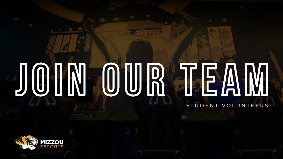 Mizzou Esports is looking to grow our team of student volunteers to support the program.

Positions available for casting/observing, designing, community outreach, and so much more.

Apply now: missouri.qualtrics.com/jfe/form/SV_eJ…