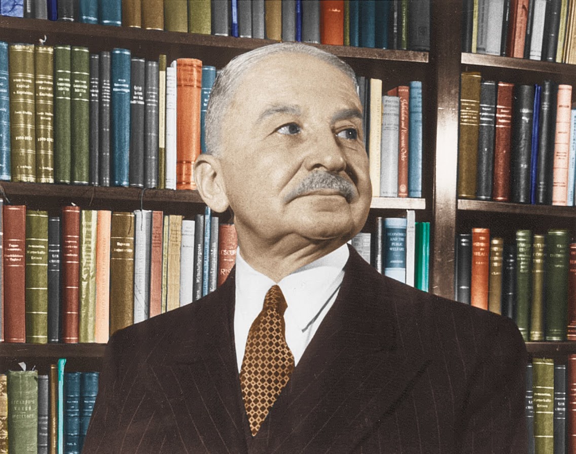 Luckily, Mises was able to attract new allies to his cause, including Leonard Read - who would found  @feeonline - and the National Association of Manufacturers, who sought intellectual firepower to push back against FDR& #39;s New Deal.