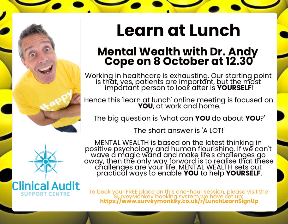 beingbrilliant's tweet image. I'm doing a FREE webinar aimed at #NHS and social care. 'Mental WEALTH'. Get yourself booked on...