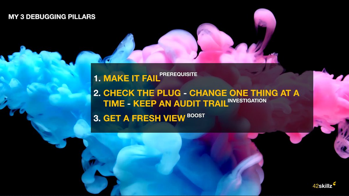 Slides of a talk I've made to my team today. #production #troubleshooting (inspired by @daveagans 's book)

Full deck available here: slideshare.net/ThomasPierrain… 

My old blog post: tpierrain.blogspot.com/2010/11/9-indi…