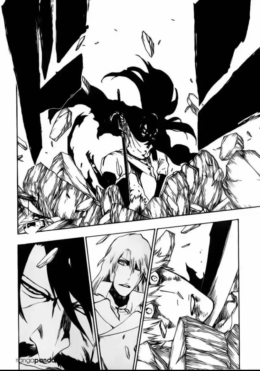 En terme de de combat lui même de ces première apparition il montrera à quel point il est au dessus du lot en terme de combat et d’intelligence ... A la première invasion il brisera Kenpachi Zaraki , Yamamoto Shigekuni Genryusai et Kurosaki Ichigo à la suite et sans problème