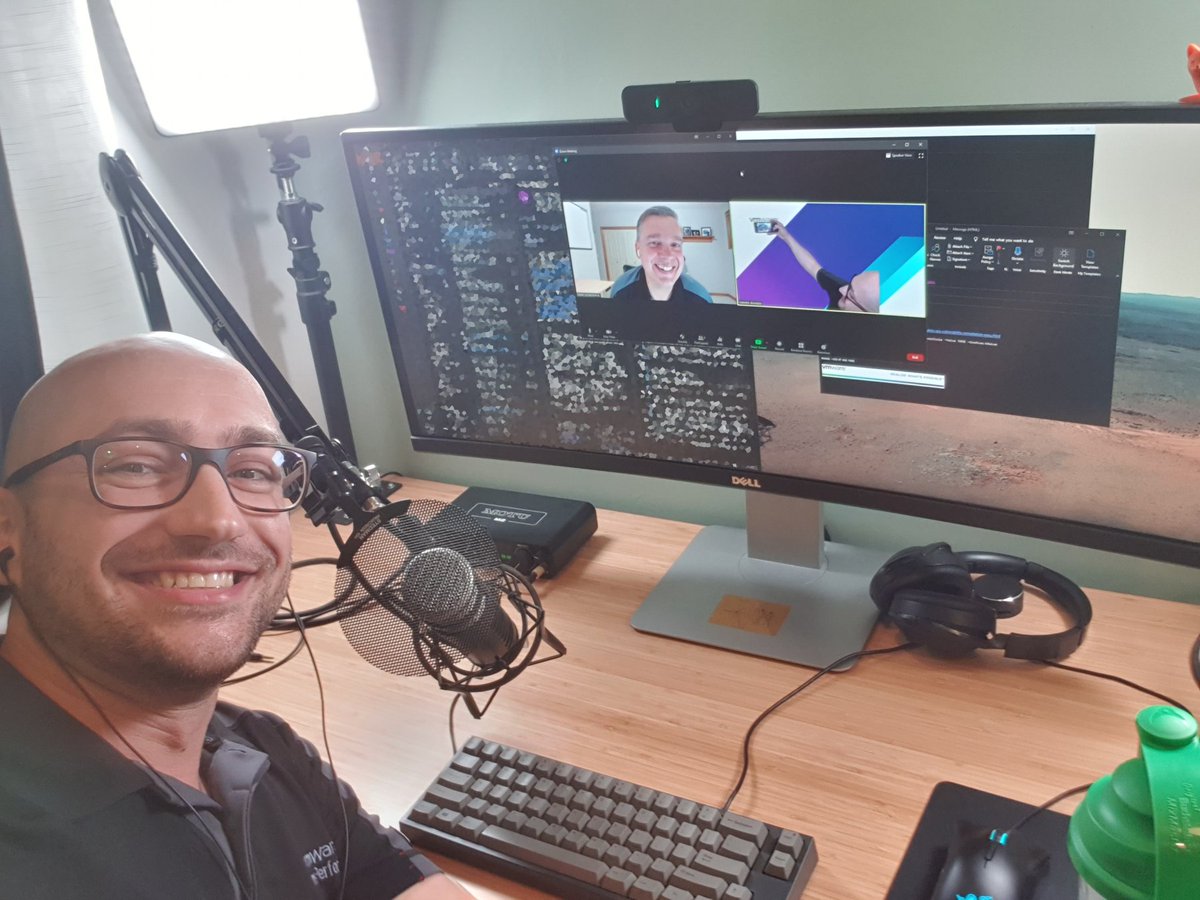 vmMarkA's tweet image. @vBondzio and I missed doing our PerfBestPractices audience selfie with you all this year. But here we are, getting ready for this year’s on-demand session. Check out @VMworld #HCP2206 for new, in-depth, performance content. #PerfRocks #xPerfSeries