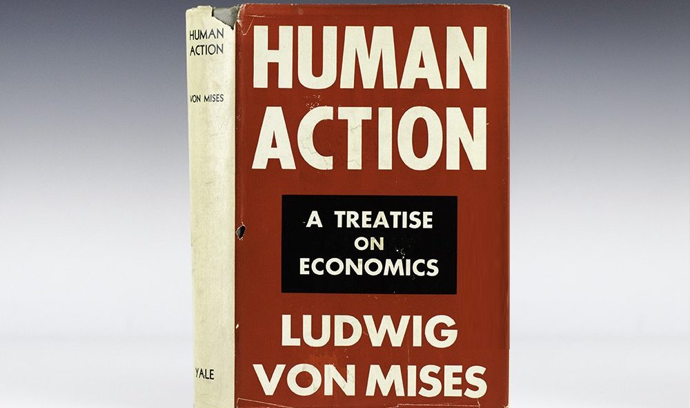 In September 1949, Human Action - a comprehensive economic treatise written in English - is published. The book is a remarkable success. In the words of Hulsmann:"Overnight, Mises turned into the central intellectual figure of the entire American Right."