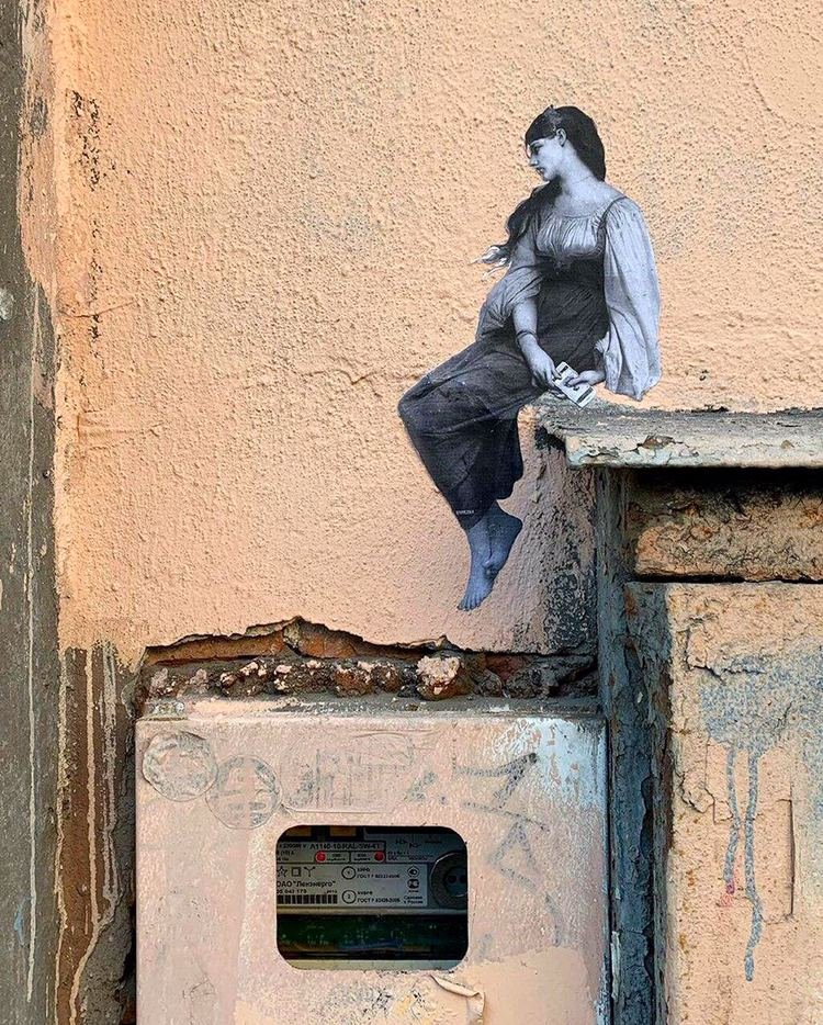 RussianIslander's tweet image. Street art уличный художник Петербурга #vrezzka #Petersburg #StreetArt 
piter.tv/event/strit_ar…