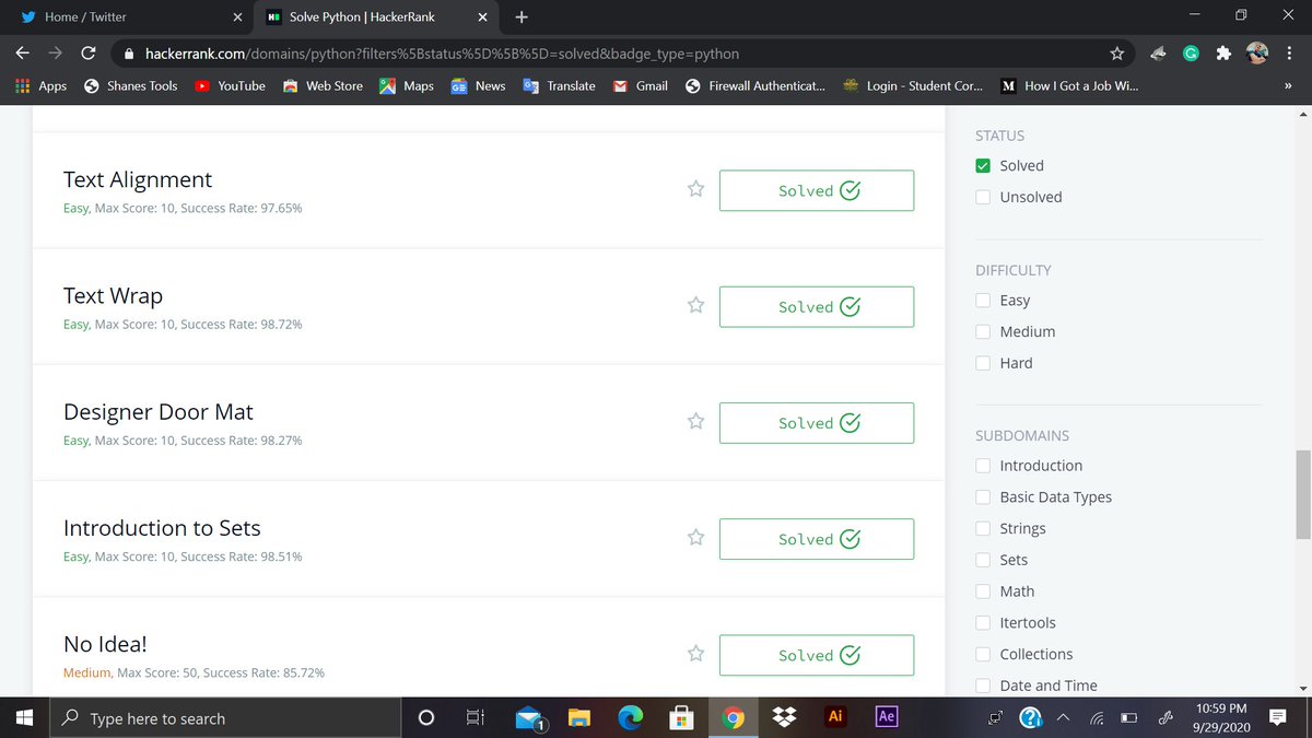 imkush09's tweet image. Day 3: Today I learned String Formatting and Solved some Questions based on that learning on @hackerrank.
#100DaysOfCode #ComputerProgramming #CodingTwitter #100DaysOfTwitter