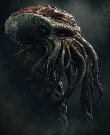 the day R'lyeh will rise permanently out of the ocean and the dreaded Cthulhu will take over the world.Although there are other deities in this mythology, Cthulhu is the most spoken about, hence the naming of the mythology after him