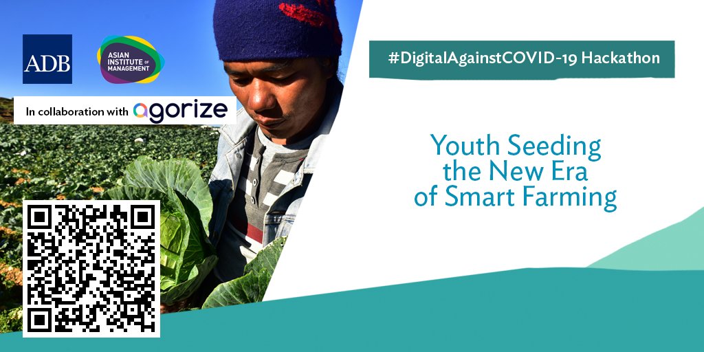 PWAPilipinas's tweet image. Connected Agriculture for Rural Youth: How can we provide youth access to farming tech to boost opportunities disrupted by the COVID-19 crisis? Join the @ADB_HQ and @aim_edu #DigitalAgainstCOVID19 hackathon. #ADBHackathon
challenges.adb.org/en/challenges/…