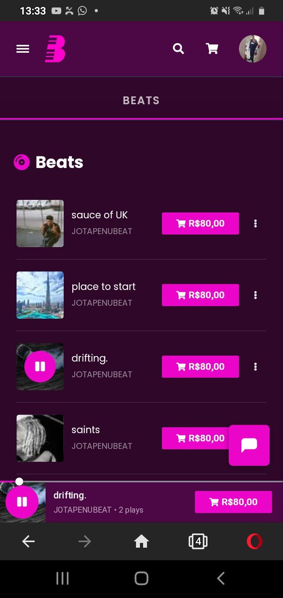 jotapenubeff's tweet photo. Salve rapaziada venho aqui nesse site pra dizer q acabei de postar mais 4 beats novinhos na beatplace, da uma conferida lá e se poder compartilhar pra me ajudar a atingir mais pessoas. Agradeço cada um ❤
#beatplace #beatsbyjotape #beatstrap #beatsrnb https://t.co/Dt5gYSENXg