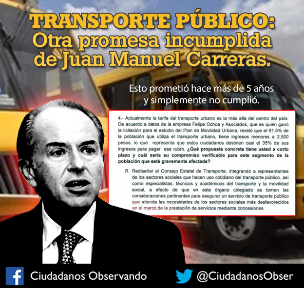CiudadanosObser's tweet photo. Ve lo que firmó @JMCarrerasGob cuando era candidato, sobre su compromiso para la mejora del transporte urbano. Otro incumplimiento más y su sexenio se extingue. #loQueCallaCarreras #5InformeCarreras https://t.co/bKqNECeDsA