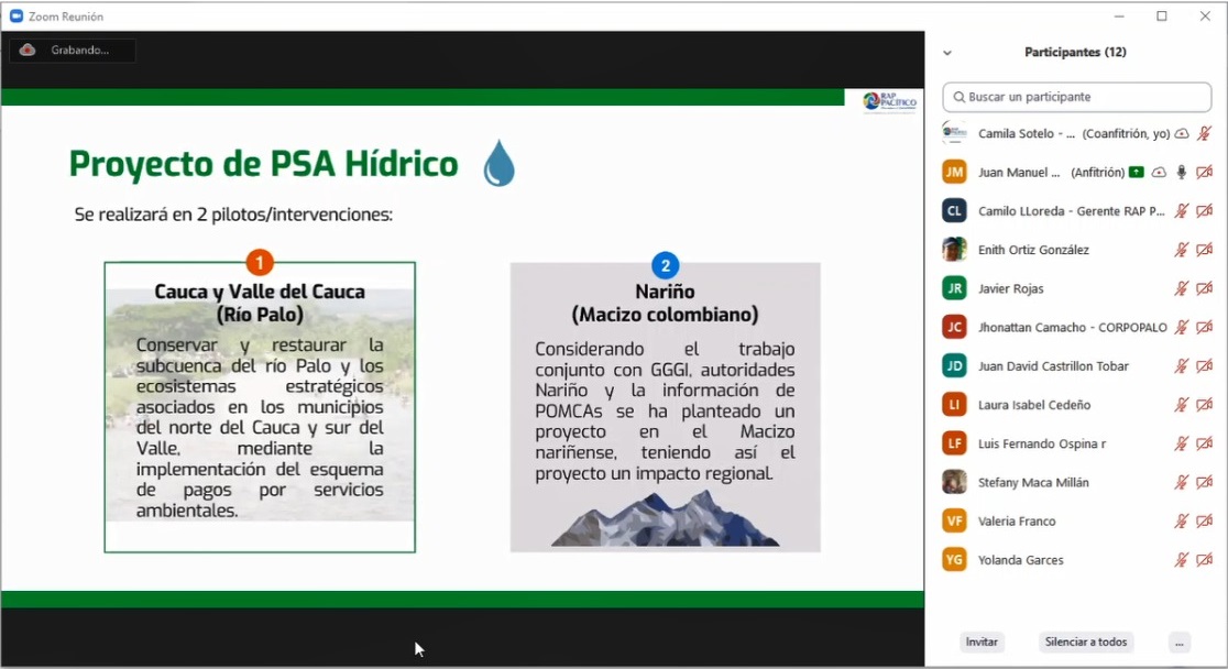 rappacifico's tweet photo. Esta semana desarrollamos 2 mesas de trabajo con @MinAmbienteCo @corpopalo y el apoyo @GGGICol en el marco de un acuerdo de voluntades para la conservación de cuencas hidrográficas en el Pacífico con el fin de implementar acciones de Pago por Servicios Ambientales conjuntamente. https://t.co/i8doGXqADH