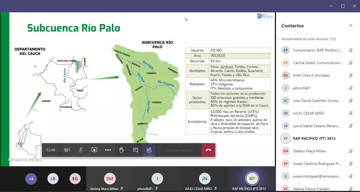 rappacifico's tweet photo. Por lo anterior socializamos los avances del proyecto ante la Agencia de Renovación Territorial @RenovacionCo con el fin de articular acciones conjuntas sobre esta gran apuesta.

#PreservandoElPacífico https://t.co/HfbrgAFjKP