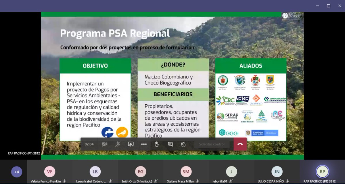 rappacifico's tweet photo. Por lo anterior socializamos los avances del proyecto ante la Agencia de Renovación Territorial @RenovacionCo con el fin de articular acciones conjuntas sobre esta gran apuesta.

#PreservandoElPacífico https://t.co/HfbrgAFjKP
