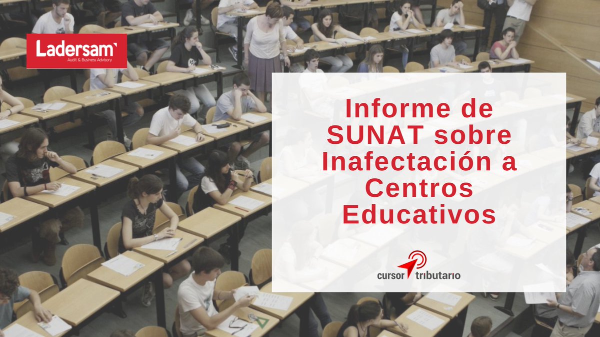 LadersamPeru's tweet photo. #CursorTributario Informe de SUNAT sobre Inafectación a Centros Educativos.

Lee el artículo completo, aquí: https://t.co/SgC5fquOXu

¿Aún no recibes el Cursor Tributario en tu correo? Suscríbete https://t.co/uSHYqAelmP https://t.co/Z0pSB5xuBj