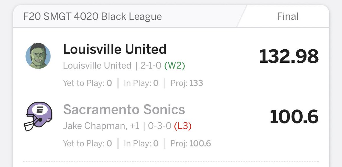 Tylertheturtle3's tweet photo. Big win this week over the @SacramentoSoni4 as we move to 2-1 in the Black League! https://t.co/V3w9W6Azxx