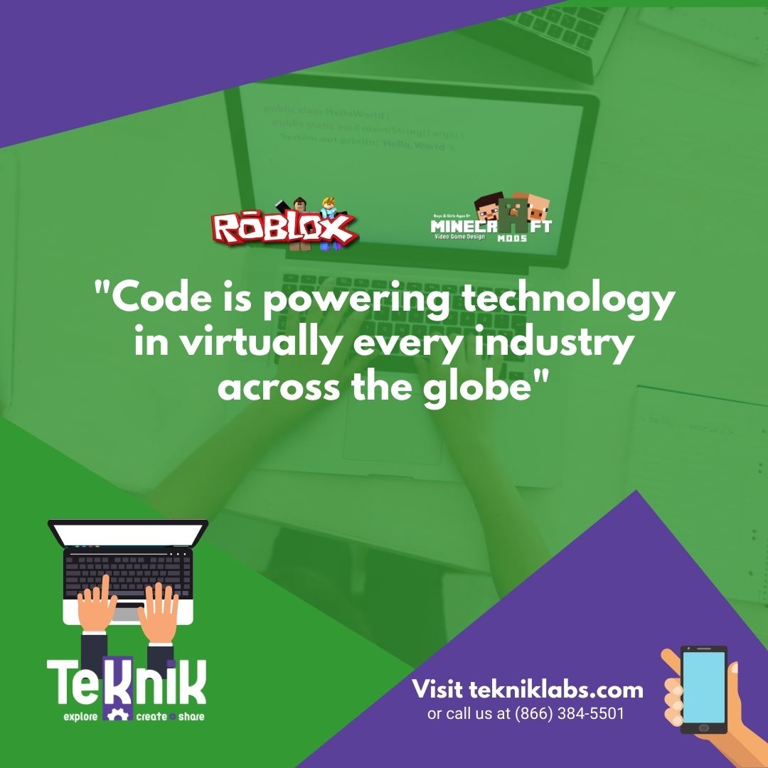 tekniklabs's tweet image. ⚠️Agriculture, technology, science...name the field and know that tomorrow knowing how to CODE 👨💻👩💻will be equally as important as owning a mobile device today😎 #learntocode #whycoding #codingforkids #codingclassesforkids #tekniklabs #howtocode #computerscienceforkids
