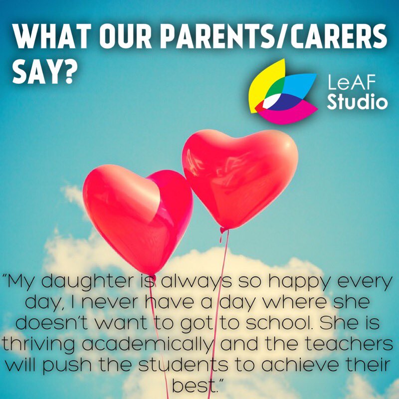 Applications for September 2021 are coming in thick and fast and we’d love to hear from you. 

Be part of something special, join #TeamLeAF.

Visit leafstudio.co.uk for further details and to apply.