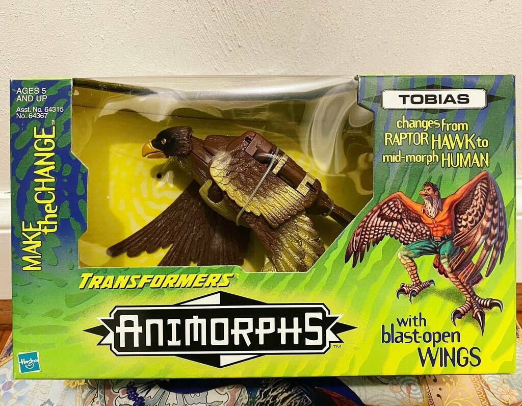 animorphsthings's tweet photo. TRANSFORMERS: Mega Tobias/Hawk. These came out around the same time as the Animorphs TV show. 

I never had this one as a kid— bought it sealed with a few others about 10 years ago. 

#animorphs #animorphscollection #animorphsbooks #animorphsswag #animor… https://t.co/kHrmq5IPgc https://t.co/xuA8ZzDrGG