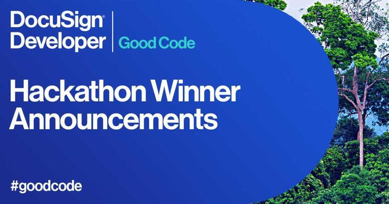 Docusign's tweet image. The participants of our #GoodCode #Hackathon put together some inspiring submissions to support our nonprofit partner, @FSC_IC. Here are the winning entries. bit.ly/3jdTjbb