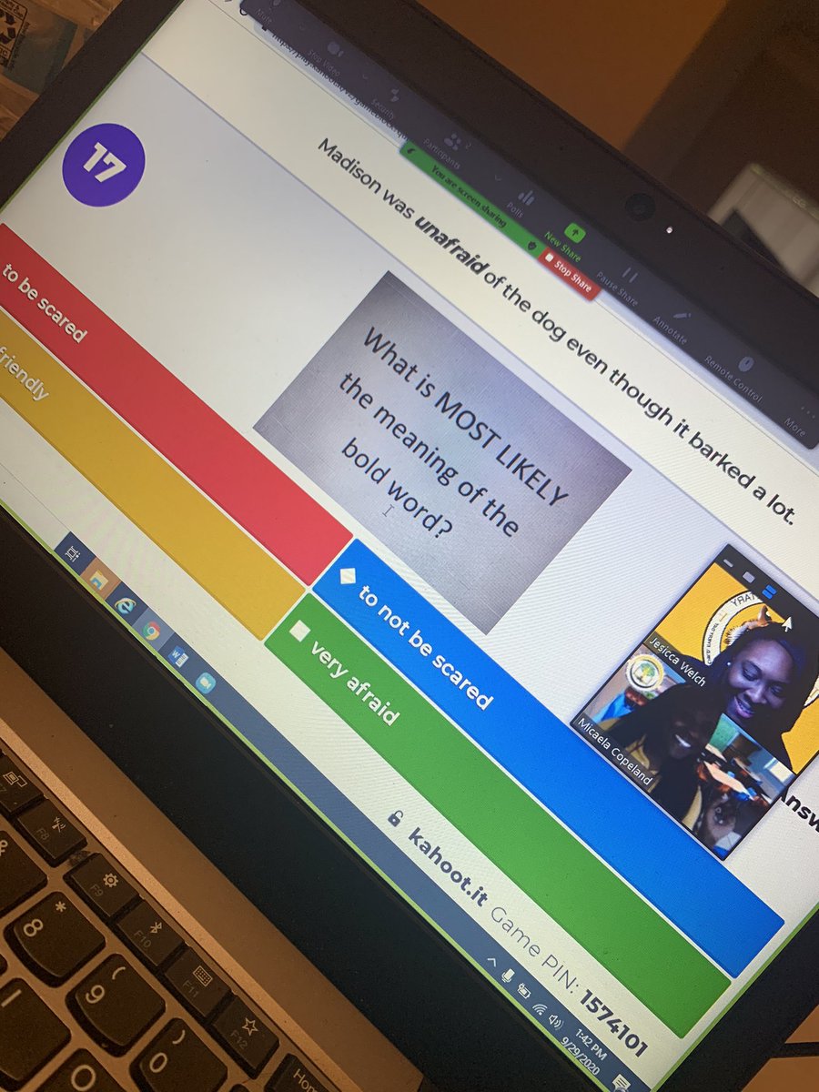 My teammate <a href="/JustMs_Cope/">Micaela Copeland Ed.S</a> and I preparing for our grade-wide vocabulary kahoot tomorrow!!! We’re having too much fun testing out this Kahoot before our students tackle it tomorrow! WHO’S GOING TO WIN??? <a href="/APSPeytonForest/">APSPeyton Forest</a> @LITLead_PFES @peytonprincipal ❤️ #Reimagine #ThePeytonWay