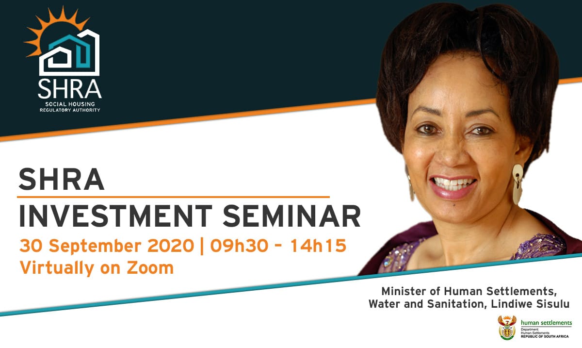 the_hda's tweet image. Join the SHRA Investment Seminar on Wednesday, 30th September 2020 at 9:30 where we will unveil our pipeline of accredited projects and map out how you can contribute to the economic growth. Register now evolve.eventoptions.co.za/register/shrai… 

#investinsocialhousing #Infrastructuredelivery